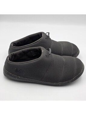 REI Co-op Shoes Mens Size 8 Black Slip On Slipper Fulgentsun TrailBed Comfort